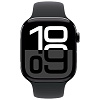 Apple Watch S10 46mm Jet Black Sport Band M/L, Для других стран AW10-1
